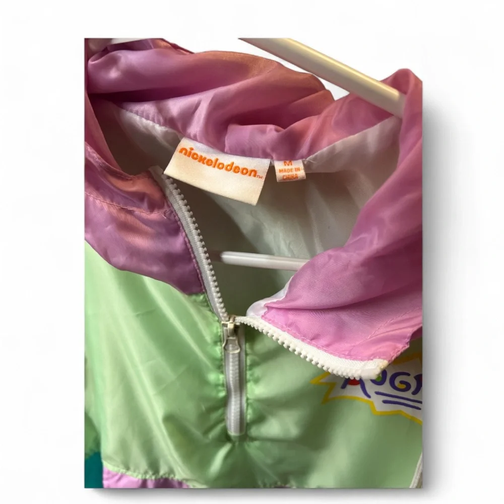 Nickelodeon Rugrats Pastel Windbreaker Jacket-Medium. Never worn - Picture 4 of 6